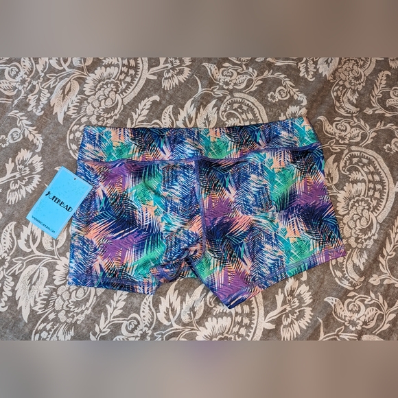 Fleo Superbad Tropical Palm Leaves Shorts - Large - NWT - Picture 2 of 3